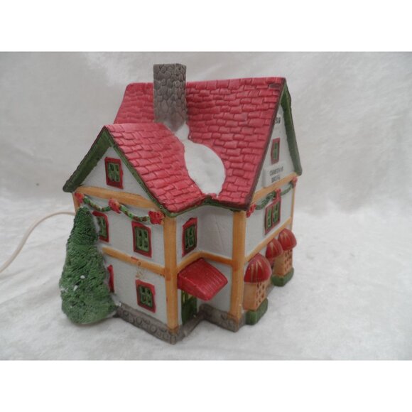 Dickensvale Christmas Shoppe Lighted House Lemax 1993 Christmas Village - Picture 6 of 12